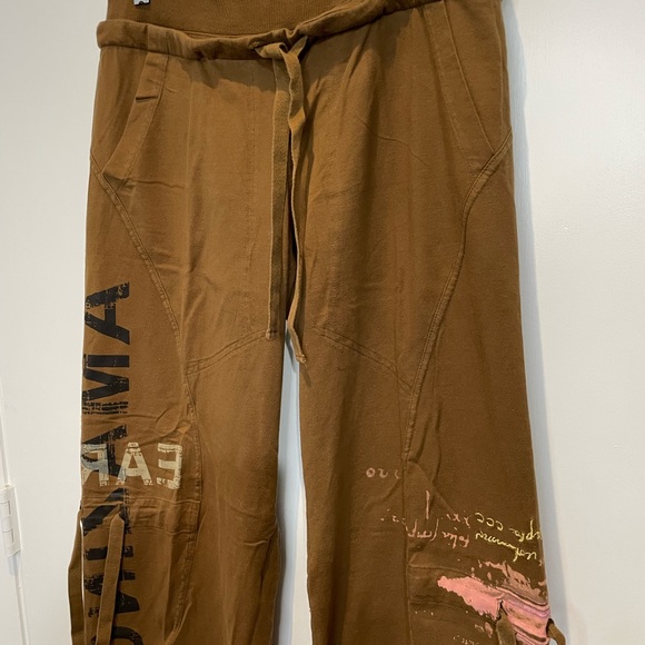 SACK’S  Luxury joggers SZ 2 (L). 100% cotton, flared bottom. Lots of details. - Picture 9 of 13